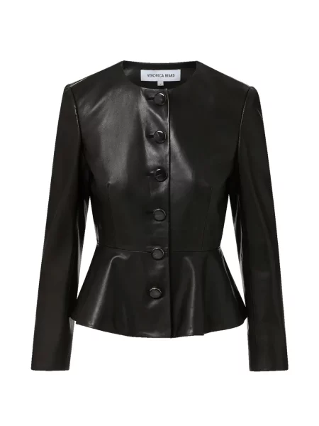 Geanta de piele Veronica Beard negru