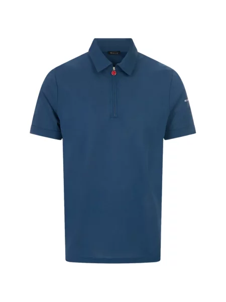 Tricou polo Kiton albastru