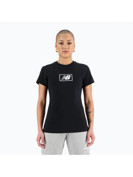 Tričko New Balance Essentials Cotton Jersey black černé