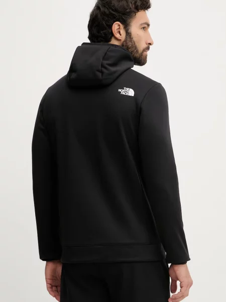Férfi The North Face Mountain Athletics Fleece Full Zip pulóver fekete. Méret: L fekete
