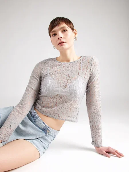 AÉROPOSTALE Tricou argintiu gri
