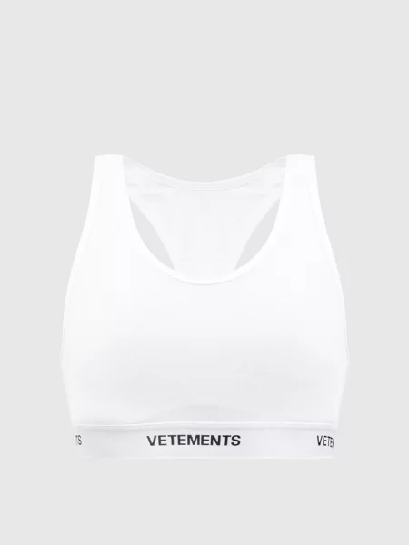 Топ з логотипом Vetements білий