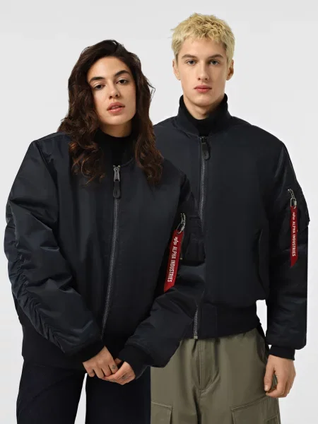 Alpha Industries Бомбер синій