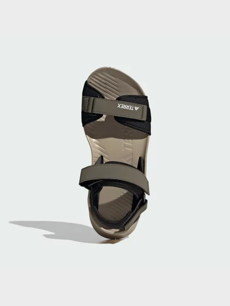 Сандалии Adidas зеленые
