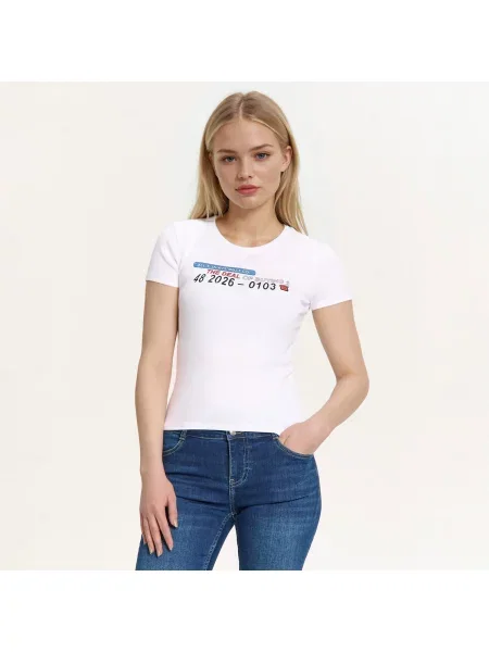 Футболка Cropp белая