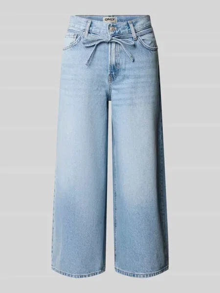 Kuloty o kroju regular fit z czystej bawełny model GIANNA' Only niebieskie