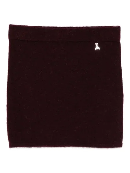 Fusta mini Patrizia Pepe tricotate violet
