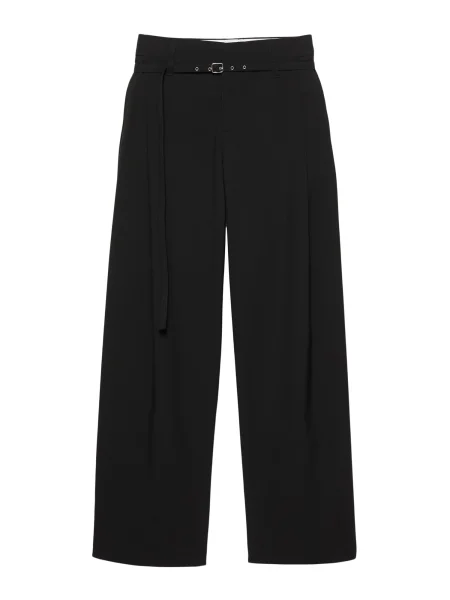 Pull&Bear Pantaloni cu dungă negru