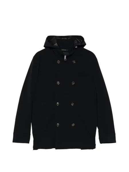 Dvouřadá bunda Montecore s kapucí černá