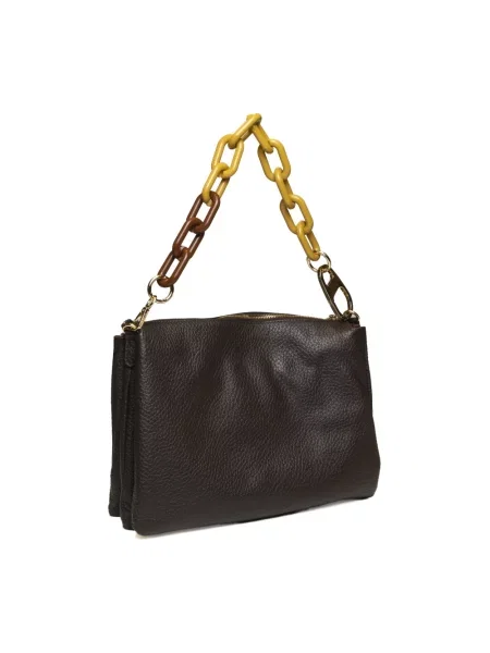 Torebka My Best Bags skórzana brązowa
