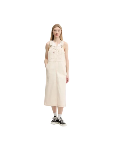 Sukienka jeansowa Dickies beżowa