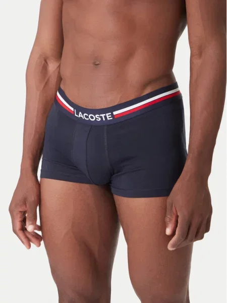Lacoste Σετ μποξεράκια 3 τμχ Σκούρο μπλε