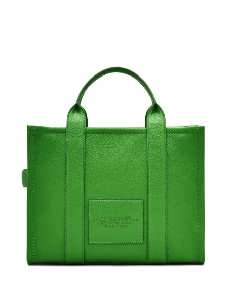 Geantă shopper Marc Jacobs din piele verde
