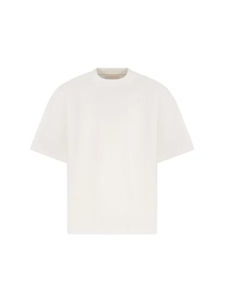 Koszulka Jil Sander z logo casual beżowa