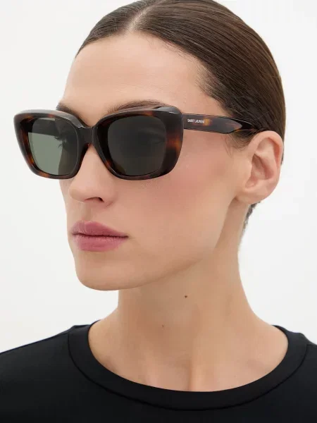 Saint Laurent ochelari de soare pentru femei maro
