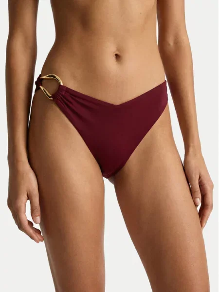 Guess Bikini partea de jos Vișiniu