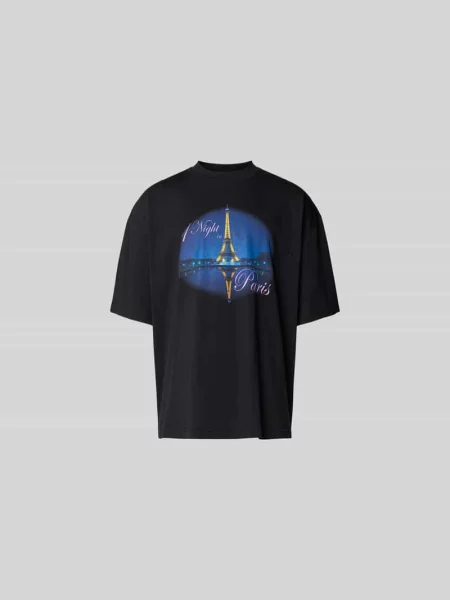 T-shirt typu oversized z nadrukiem z motywem Vetements