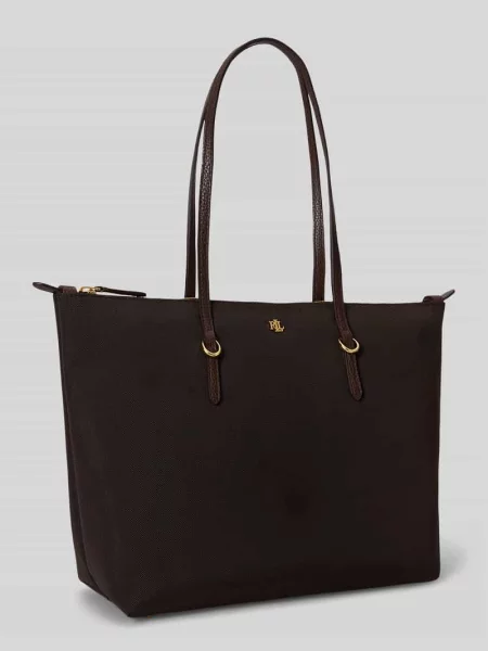 Lauren Ralph Lauren torebka shopper brązowa