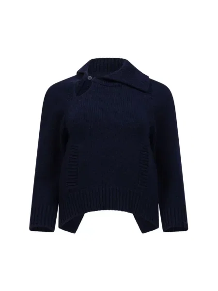 Sweter Victoria Beckham niebieski