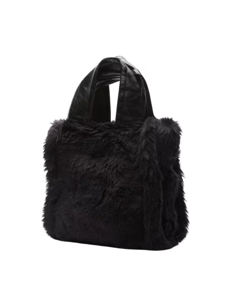 Torebka Stand Studio wełniana czarna