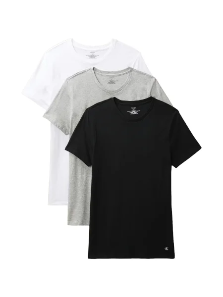 Tricou Calvin Klein Jeans cu decolteu în U scurt negru