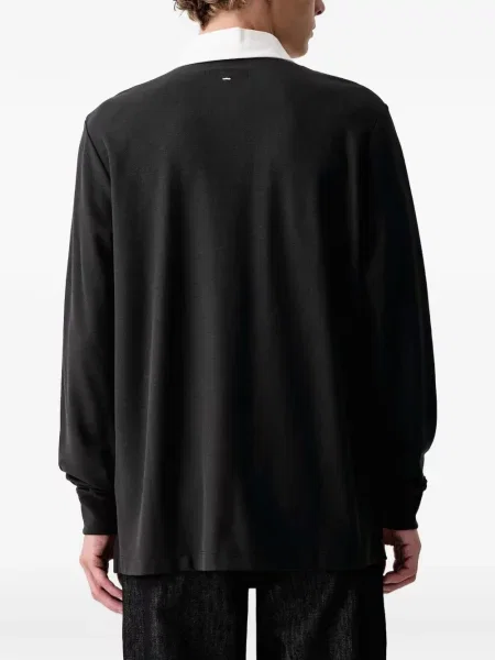 Polo majica Rag & Bone crna