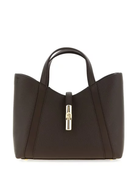 Τσάντα shopper Furla καφέ
