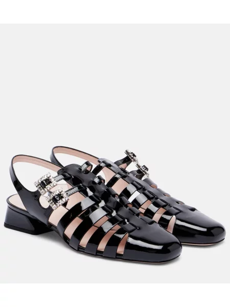 Sandale Roger Vivier din piele negru