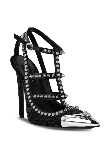 Pantofi cu toc Philipp Plein negru
