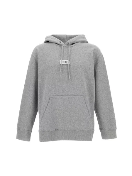 Bluza z kapturem Mm6 Maison Margiela szara