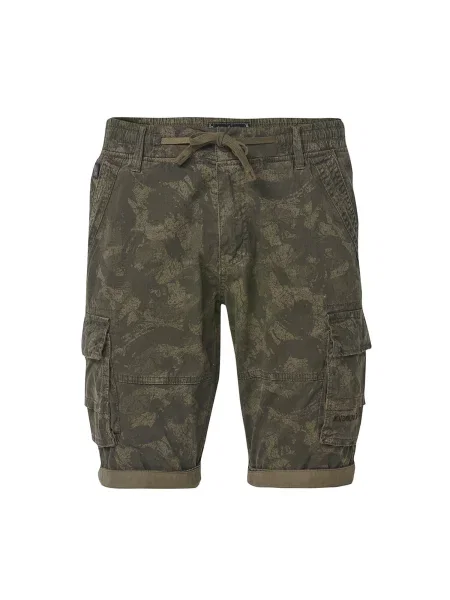 KOROSHI Kargo hlače / oliva kaki