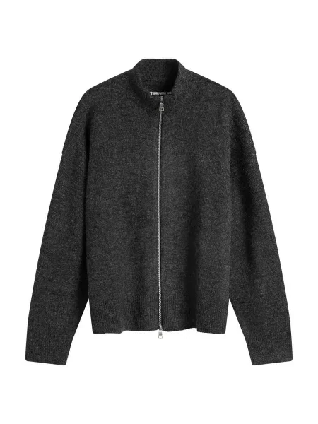 Dzianinowa kurtka Mki do biegania szara