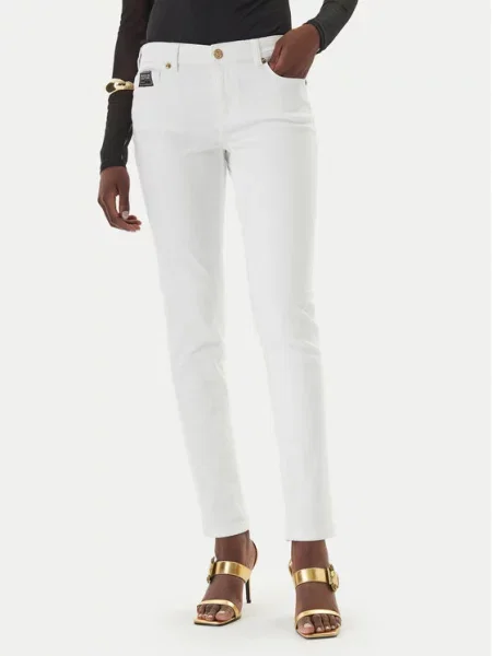 Versace Jeans Couture Blugi CEWCA Skinny Fit alb