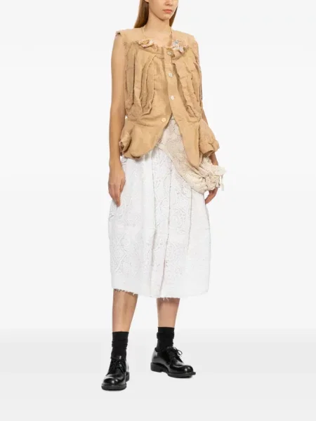 Vestă Comme Des Garçons cu broderie cu model floral