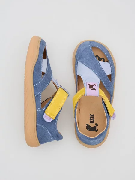 Детские сандалии Osik Barefoot синие