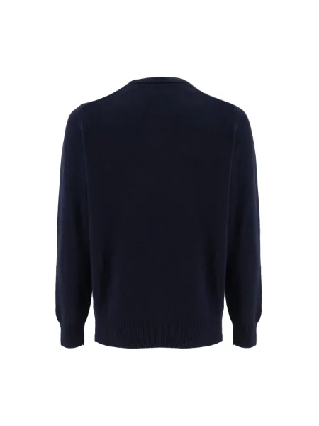 Sweter Mc2 Saint Barth z logo niebieski