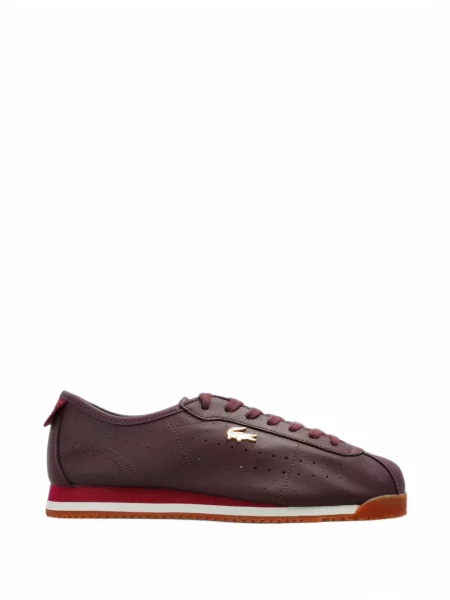 Sneakerși Lacoste din piele roșu