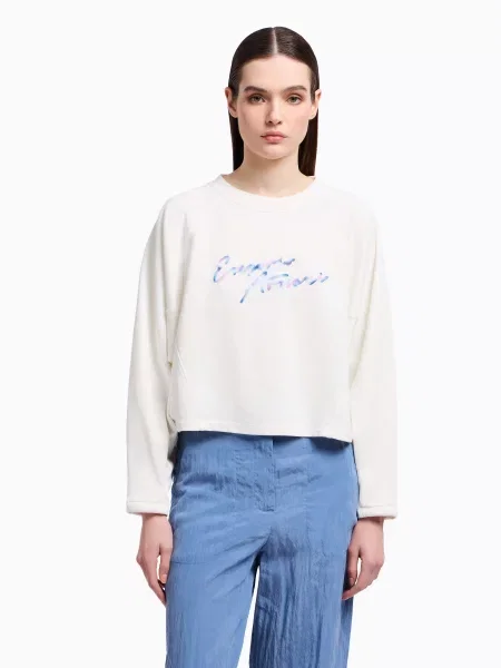 Світшот Emporio Armani білий