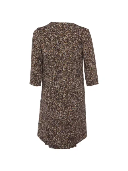 Rochie midi Max Mara cu decolteu în V maro