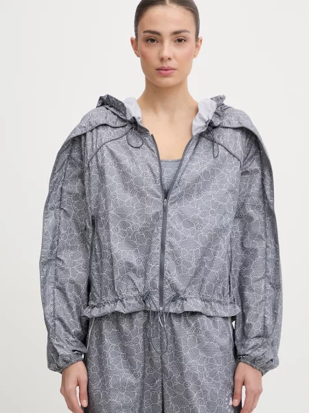 Adidas by Stella McCartney geacă sport de femei gri