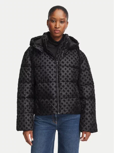 Guess Geacă de iarnă negru