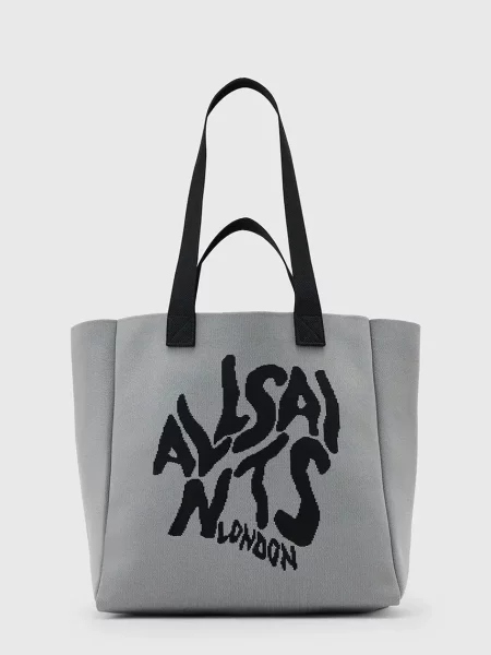 Чанта AllSaints IZZY сиво