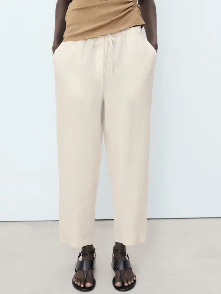 MANGO Pantaloni grej