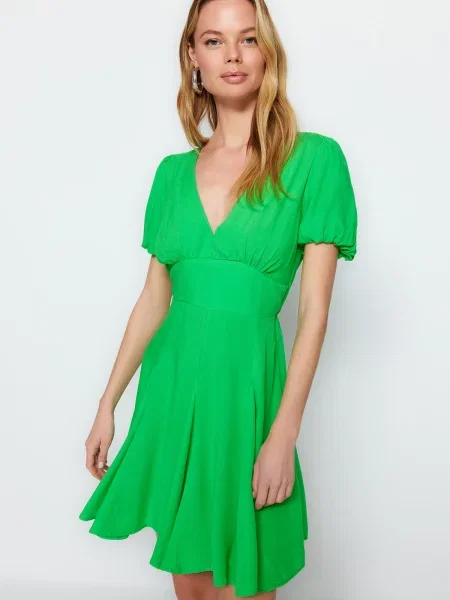 Sukienka mini Trendyol zielona