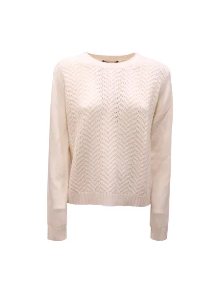 Sweter Max Mara wełniany biały