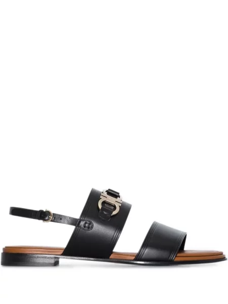 Sandale Ferragamo din piele negru