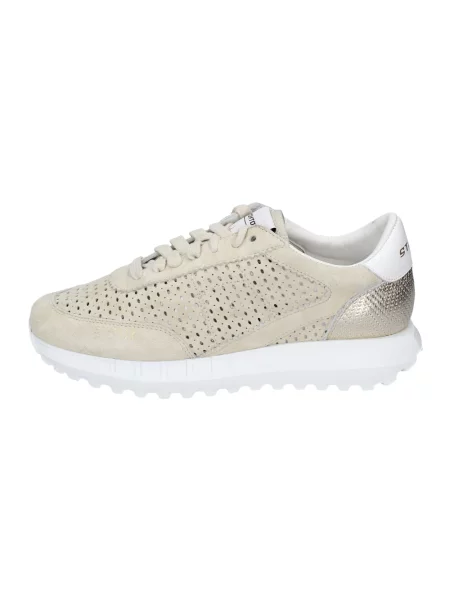 Sneakersy Stokton skórzane beżowe