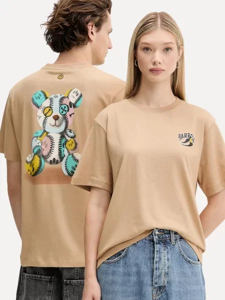 Футболка Barrow з принтом зелений