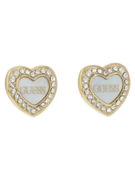 Guess Náušnice Guess biela