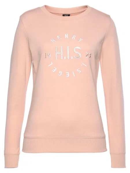 H.I.S Majica rosé / srebrna bela